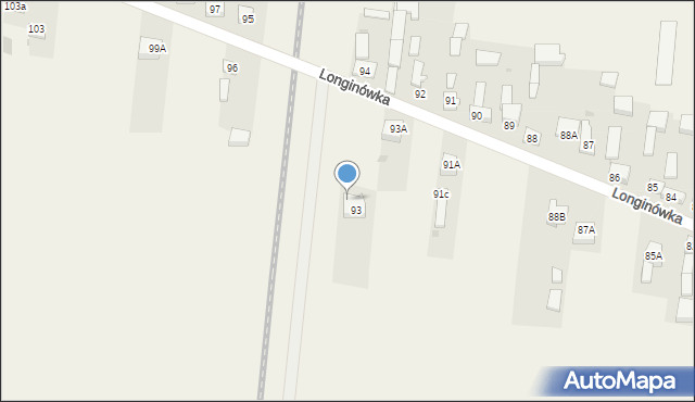 Longinówka, Longinówka, 93B, mapa Longinówka