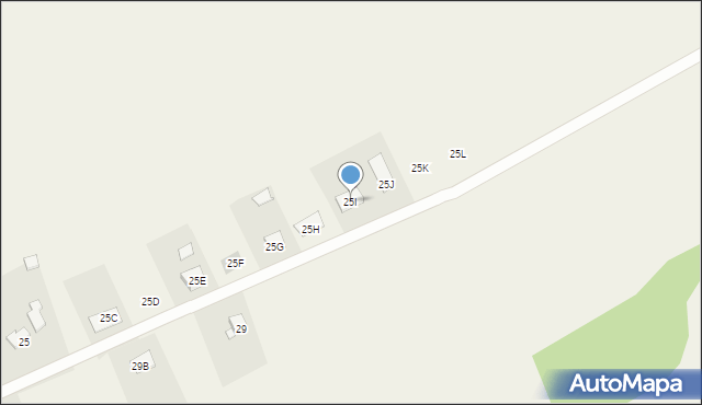 Łońsko, Łońsko, 25I, mapa Łońsko