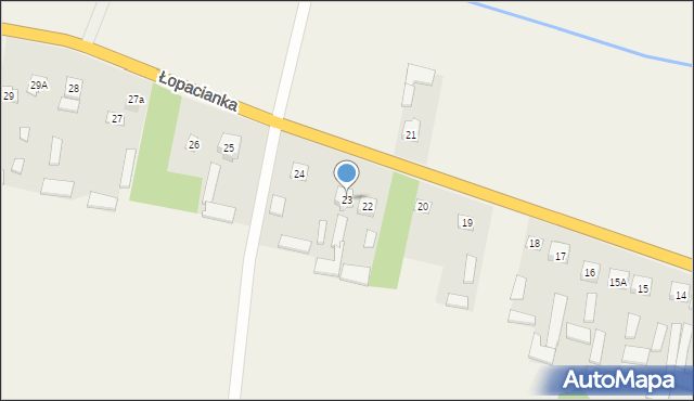 Łopacianka, Łopacianka, 23, mapa Łopacianka