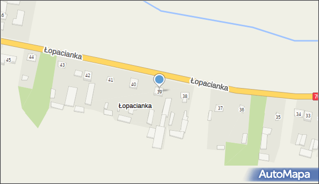 Łopacianka, Łopacianka, 39, mapa Łopacianka