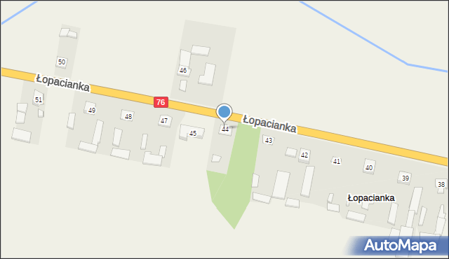 Łopacianka, Łopacianka, 44, mapa Łopacianka