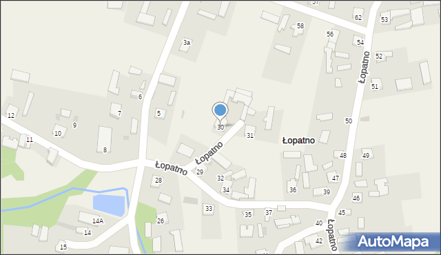 Łopatno, Łopatno, 30, mapa Łopatno