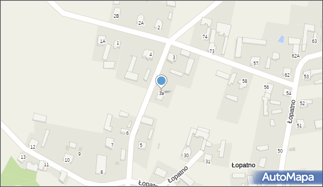 Łopatno, Łopatno, 3a, mapa Łopatno