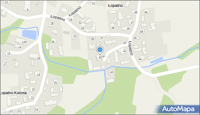 Łopatno, Łopatno, 41, mapa Łopatno