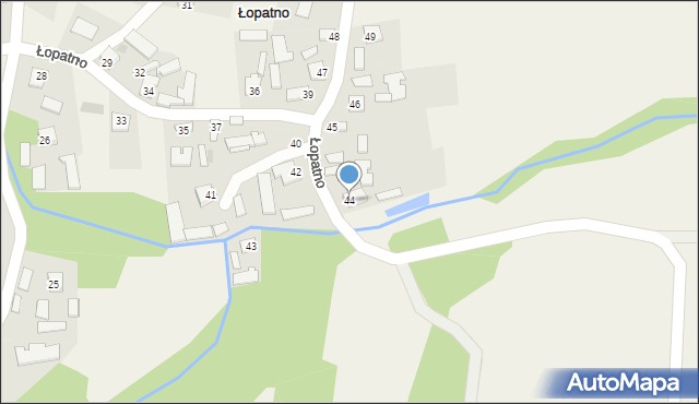 Łopatno, Łopatno, 44, mapa Łopatno