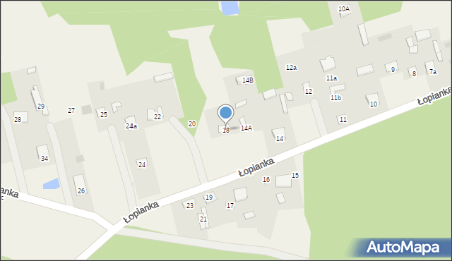 Łopianka, Łopianka, 18, mapa Łopianka