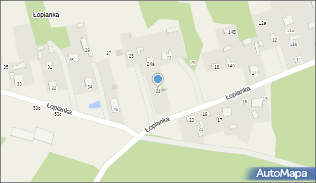 Łopianka, Łopianka, 24, mapa Łopianka