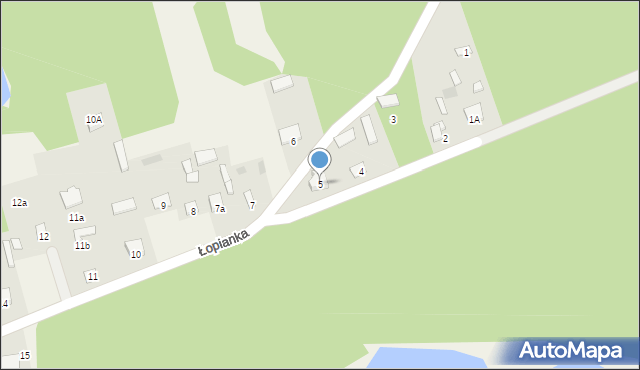 Łopianka, Łopianka, 5, mapa Łopianka
