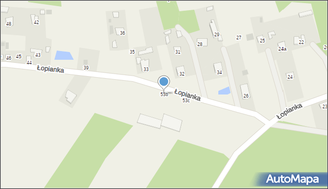 Łopianka, Łopianka, 53b, mapa Łopianka