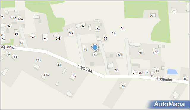 Łopianka, Łopianka, 57, mapa Łopianka