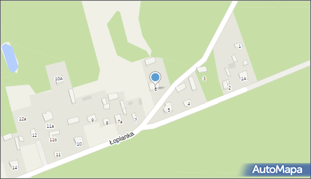 Łopianka, Łopianka, 6, mapa Łopianka