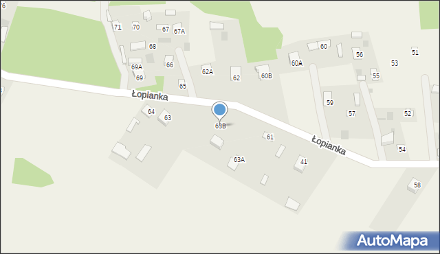 Łopianka, Łopianka, 63B, mapa Łopianka