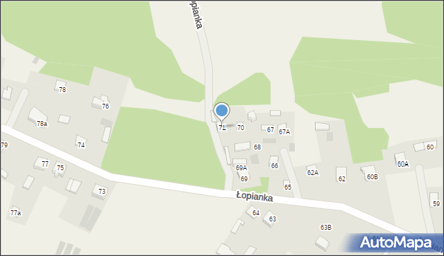 Łopianka, Łopianka, 71, mapa Łopianka
