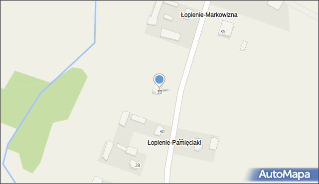 Łopienie-Jeże, Łopienie-Jeże, 33, mapa Łopienie-Jeże