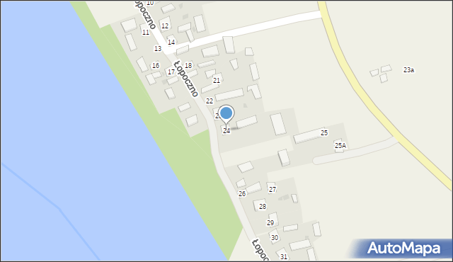Łopoczno, Łopoczno, 24, mapa Łopoczno