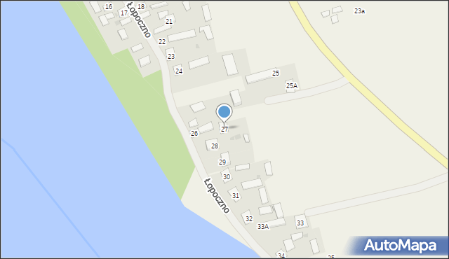 Łopoczno, Łopoczno, 27, mapa Łopoczno