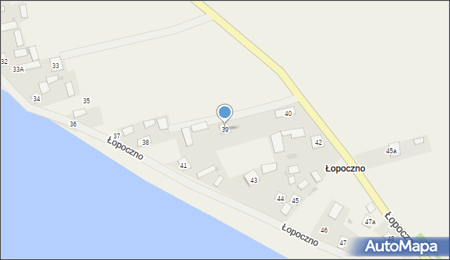 Łopoczno, Łopoczno, 39, mapa Łopoczno