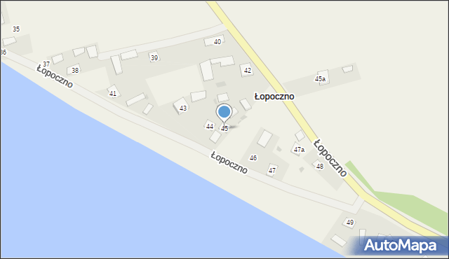 Łopoczno, Łopoczno, 45, mapa Łopoczno