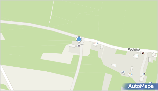 Łopoń, Łopoń, 85, mapa Łopoń