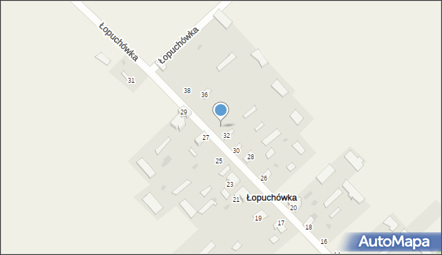 Łopuchówka, Łopuchówka, 34, mapa Łopuchówka