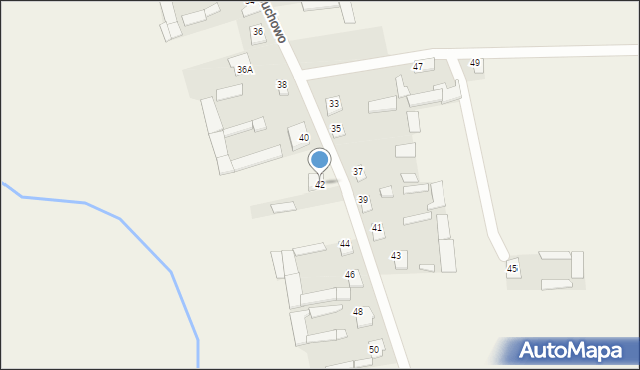 Łopuchowo, Łopuchowo, 42, mapa Łopuchowo