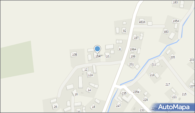 Łopuszka Wielka, Łopuszka Wielka, 10A, mapa Łopuszka Wielka