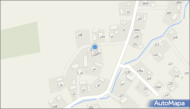 Łopuszka Wielka, Łopuszka Wielka, 12A, mapa Łopuszka Wielka