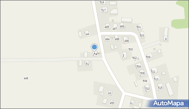 Łopuszka Wielka, Łopuszka Wielka, 17A, mapa Łopuszka Wielka