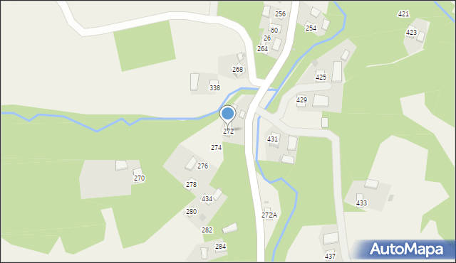 Łopuszka Wielka, Łopuszka Wielka, 272, mapa Łopuszka Wielka