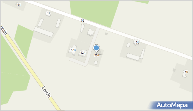 Lorcin, Lorcin, 52d, mapa Lorcin