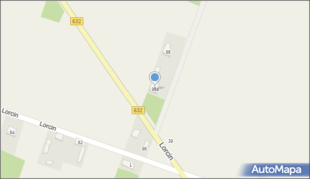 Lorcin, Lorcin, 98a, mapa Lorcin