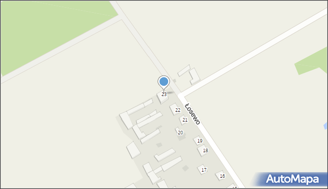 Łosewo, Łosewo, 23, mapa Łosewo