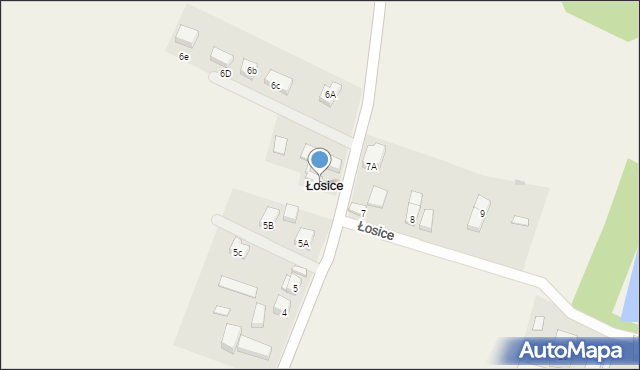 Łosice, Łosice, 6, mapa Łosice