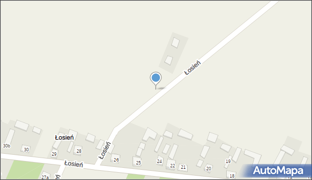Łosień, Łosień, 28c, mapa Łosień