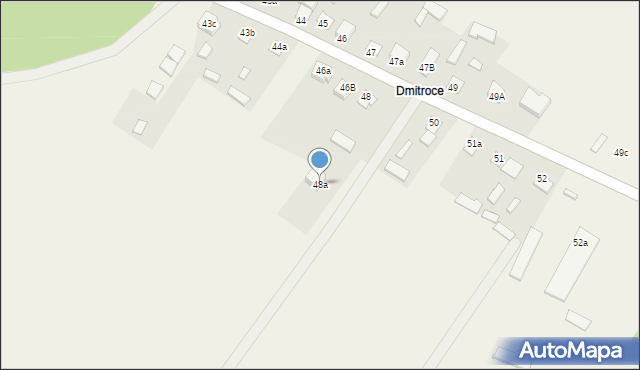 Łosiniec, Łosiniec, 48a, mapa Łosiniec