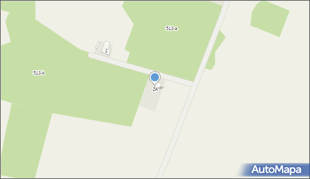 Łosiniec, Łosiniec, 2A, mapa Łosiniec