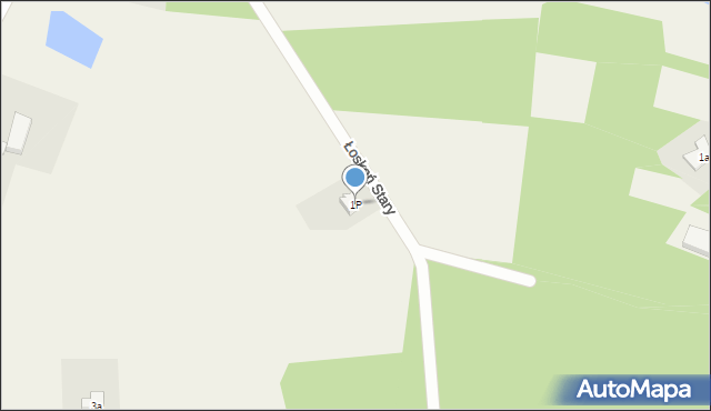 Łoskoń Stary, Łoskoń Stary, 1P, mapa Łoskoń Stary