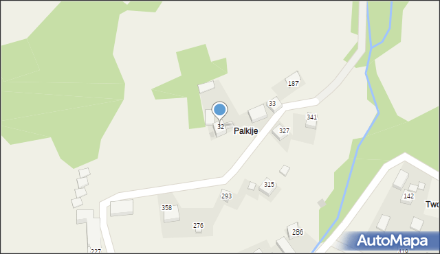 Łostówka, Łostówka, 32, mapa Łostówka