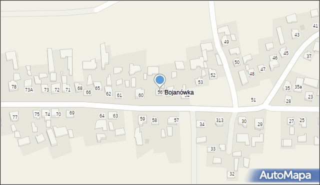 Łowce, Łowce, 56, mapa Łowce