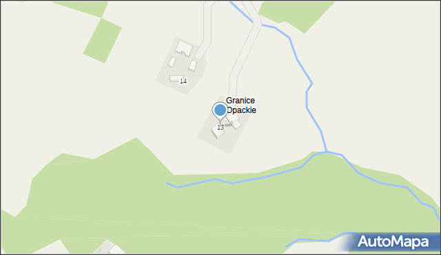 Łowczów, Łowczów, 13, mapa Łowczów