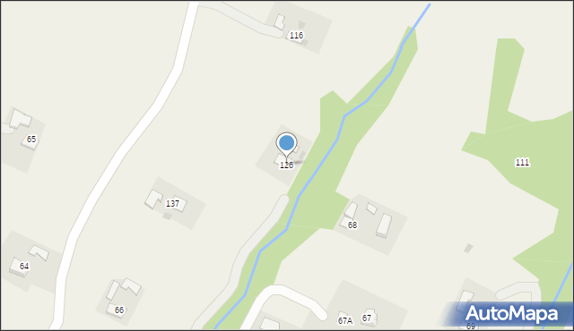 Łowczówek, Łowczówek, 126, mapa Łowczówek