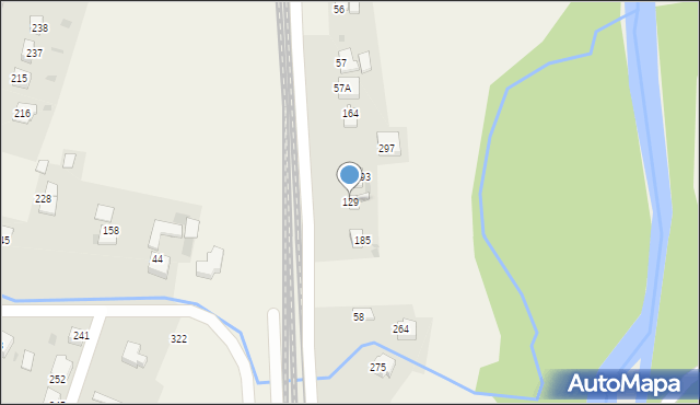 Łowczówek, Łowczówek, 129, mapa Łowczówek