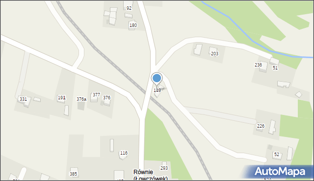 Łowczówek, Łowczówek, 149, mapa Łowczówek