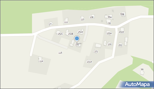 Łowczówek, Łowczówek, 152, mapa Łowczówek