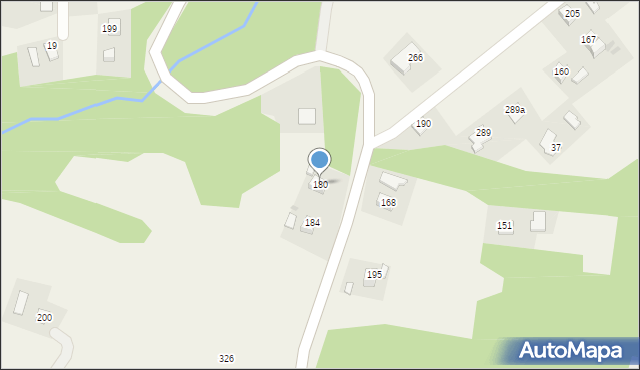 Łowczówek, Łowczówek, 180, mapa Łowczówek