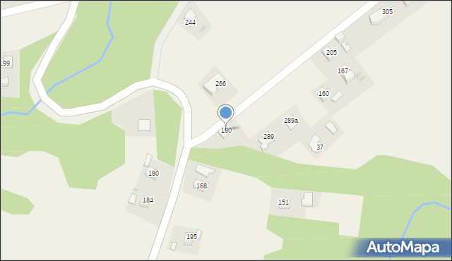 Łowczówek, Łowczówek, 190, mapa Łowczówek