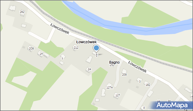 Łowczówek, Łowczówek, 2, mapa Łowczówek