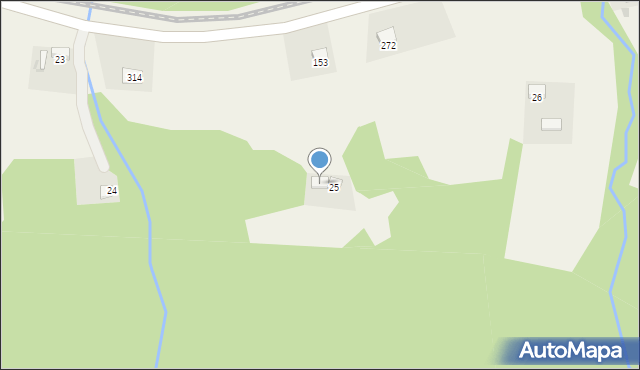 Łowczówek, Łowczówek, 25a, mapa Łowczówek