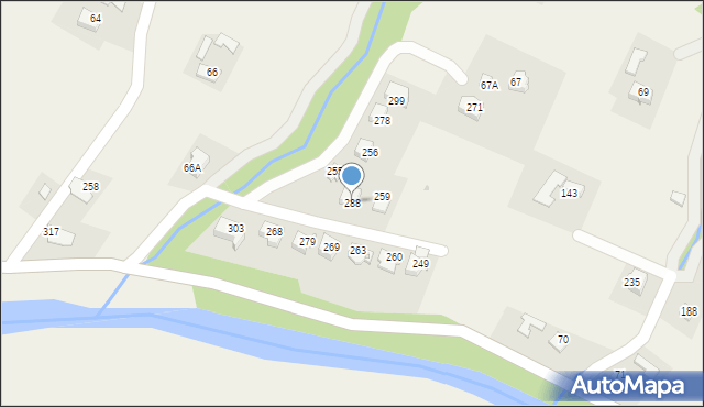 Łowczówek, Łowczówek, 288, mapa Łowczówek