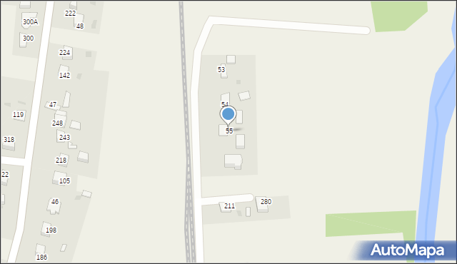 Łowczówek, Łowczówek, 55, mapa Łowczówek